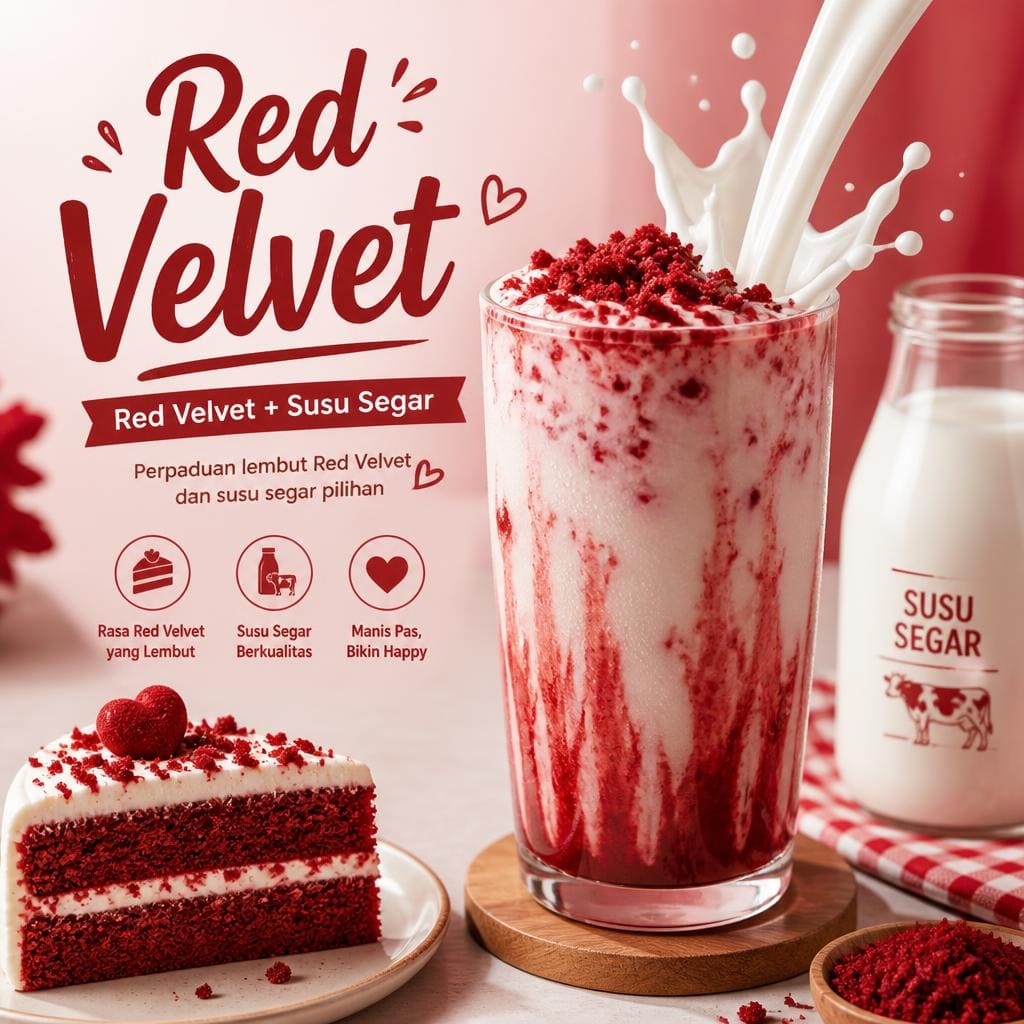 Red Velvet dari Kopi Kisah Kita